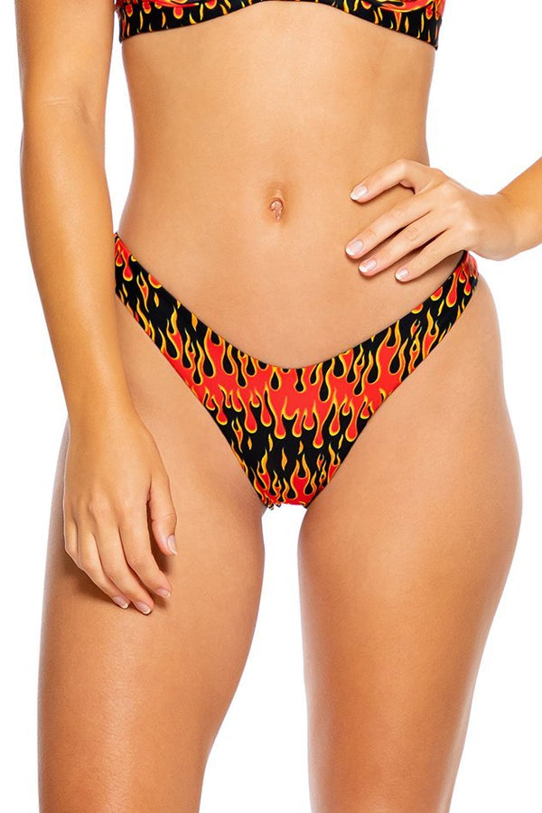 Luli Fama Flame Of Love High Leg Bottom